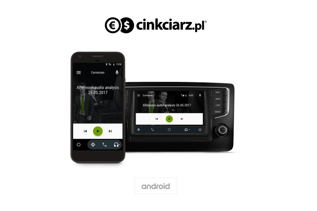 Aplikacja Cinkciarz.pl dla Android Auto